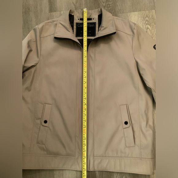 NWOT Men’s CALVIN KLEIN Size Large Spring Jacket - Tan Colour - Picture 8 of 8